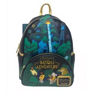 Disney Parks Tiana's Bayou Adventure Loungefly Mini Backpack - NEW